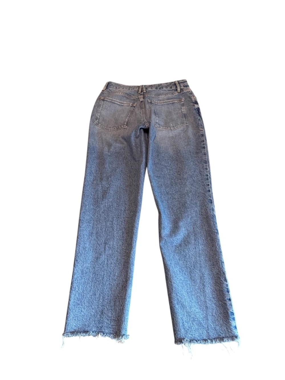 Good American The Weekender Jeans Size 26 Distressed Raw Hem - Picture 3 of 11